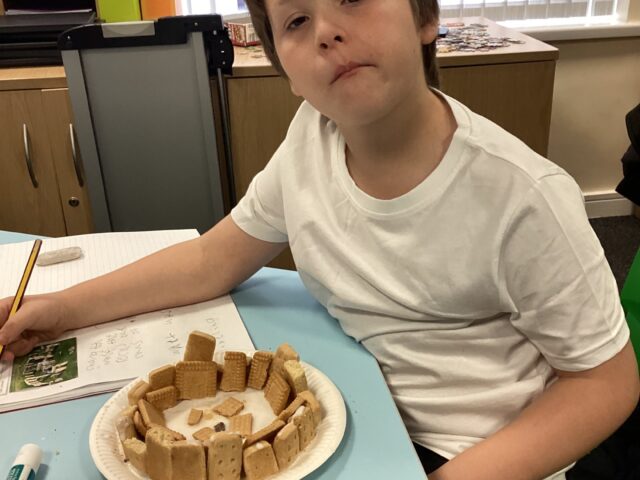 Cedar Class Step Back in Time for Stone Age to Iron Age Topic Week