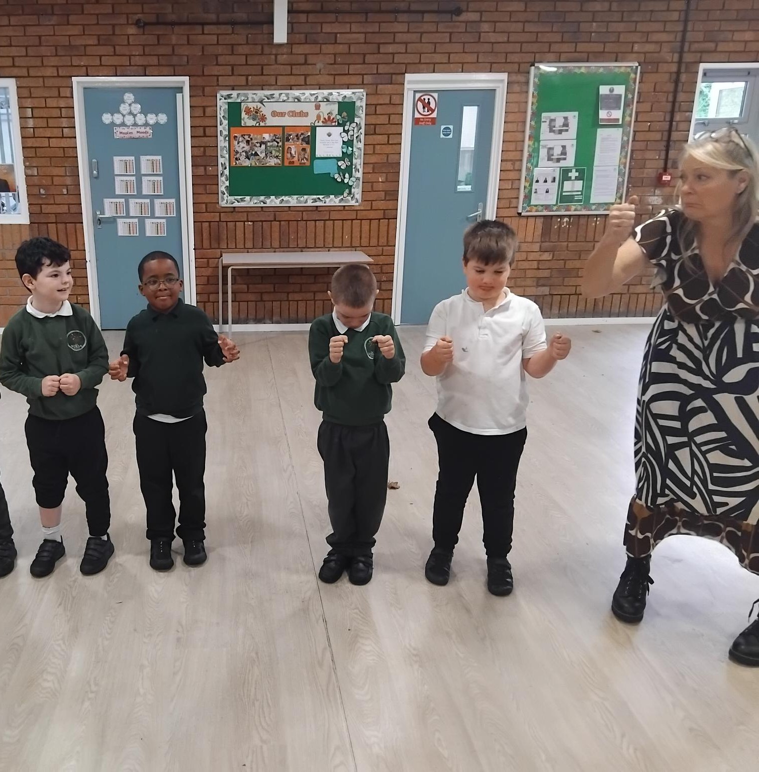 Oak Class learners acting out The Gunpowder Plot during their history lesson at The Rowan School.