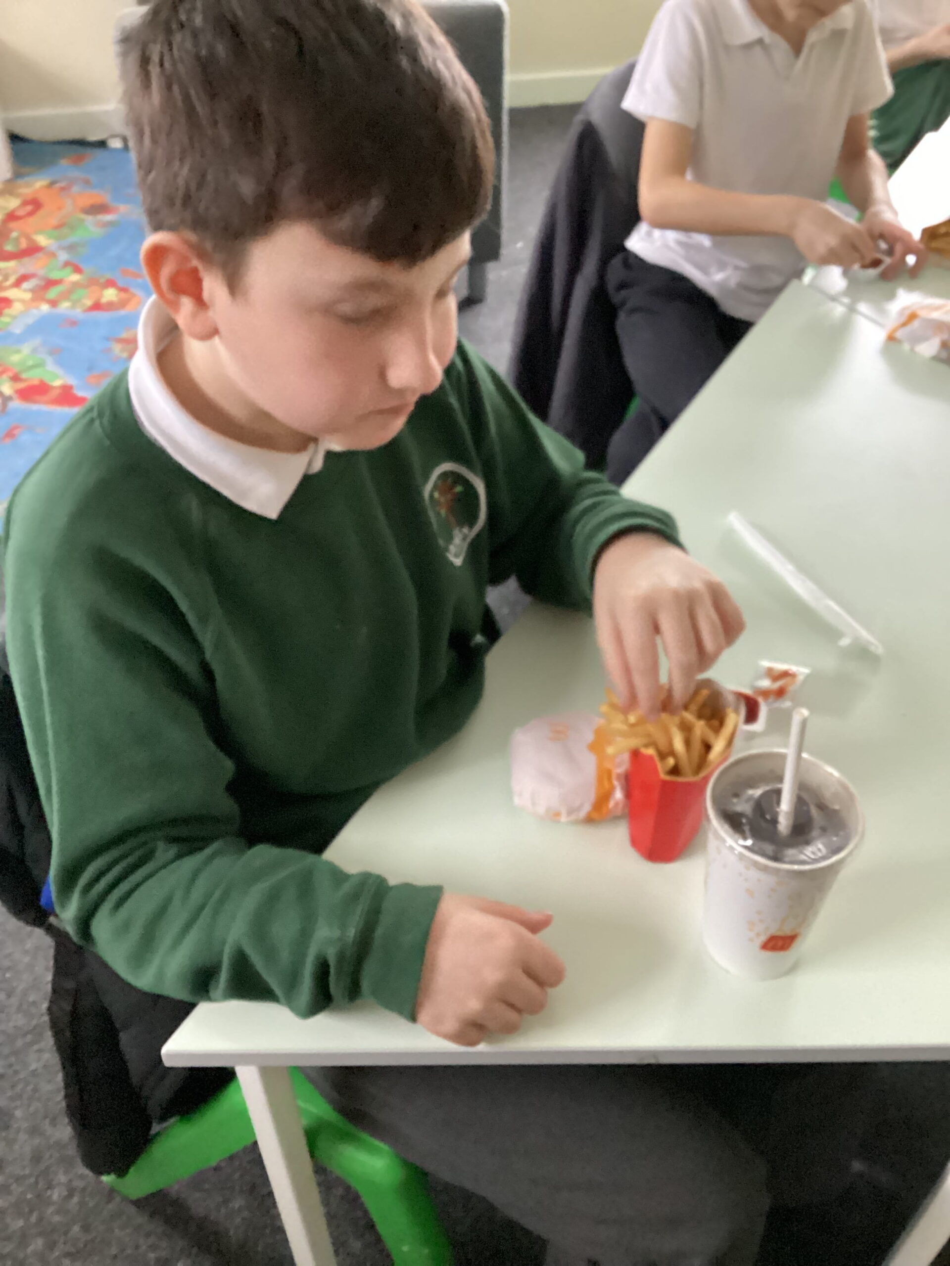 Elm Class learners enjoying their Good to be Green Reward Day at Rowan School