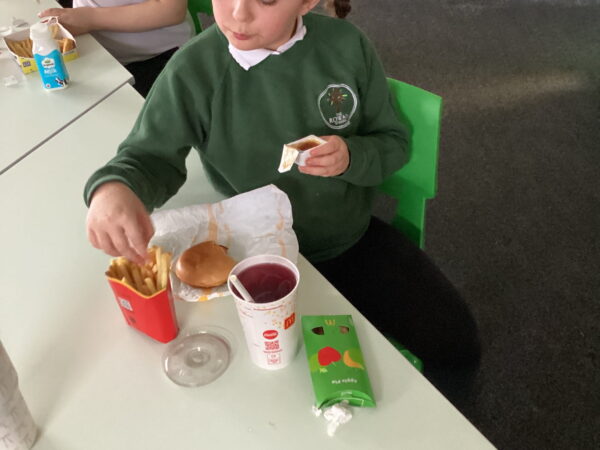 Good to be Green initiative in action at Rowan School, rewarding effort and achievement.