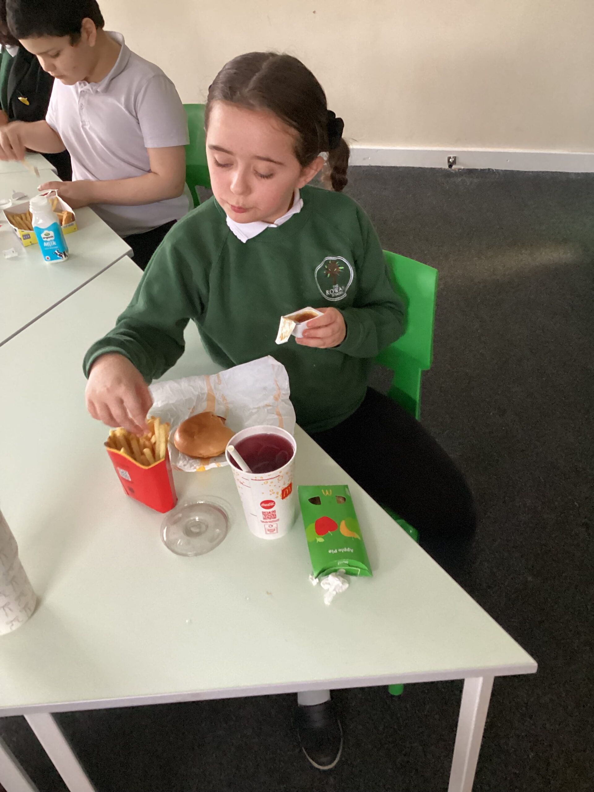 Good to be Green initiative in action at Rowan School, rewarding effort and achievement.