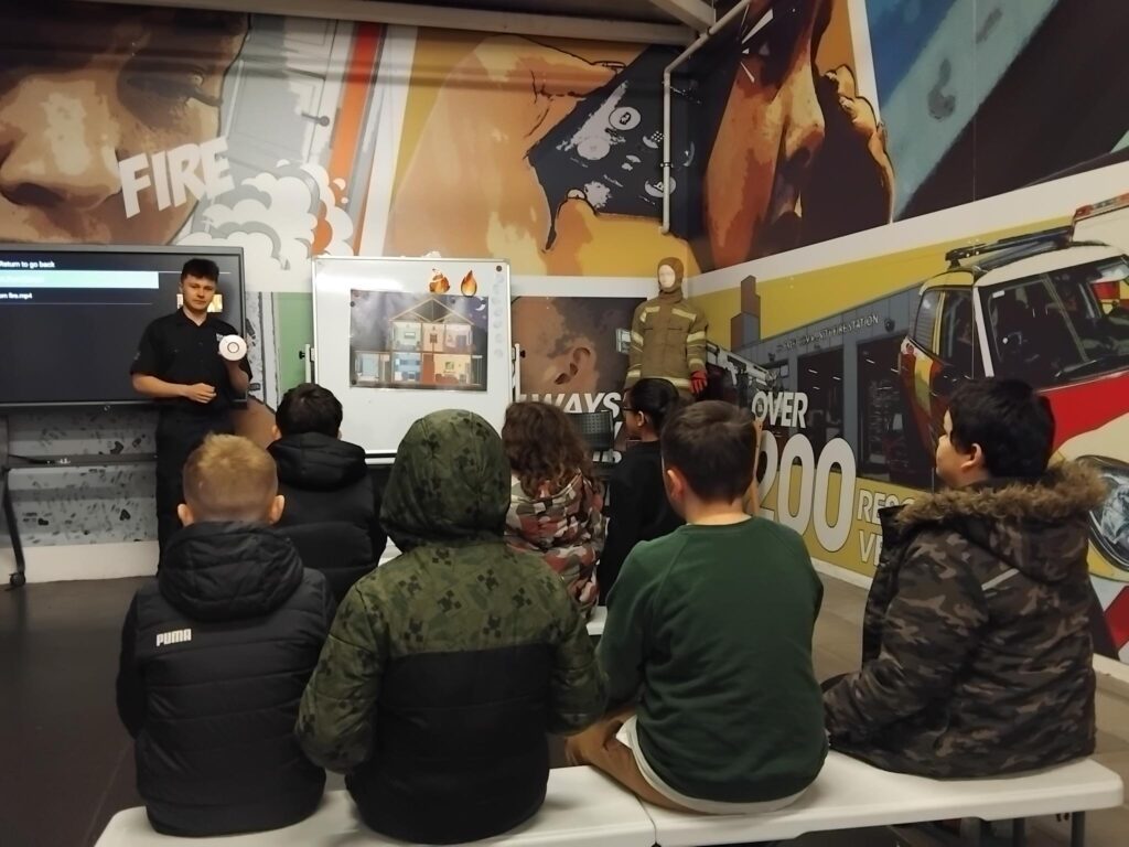 Learners developing important life skills through hands-on safety activities