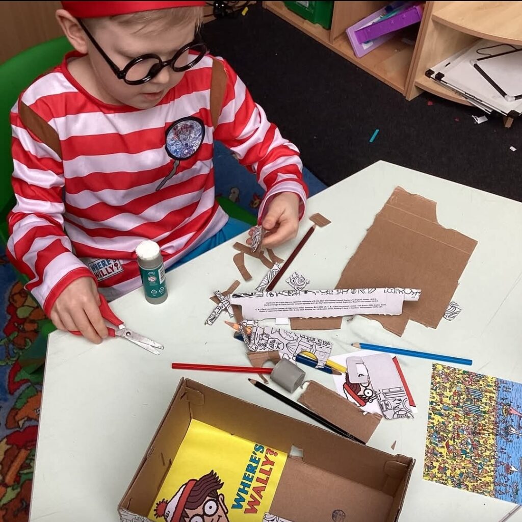 Rowan School learners enjoying a day dedicated to books and stories