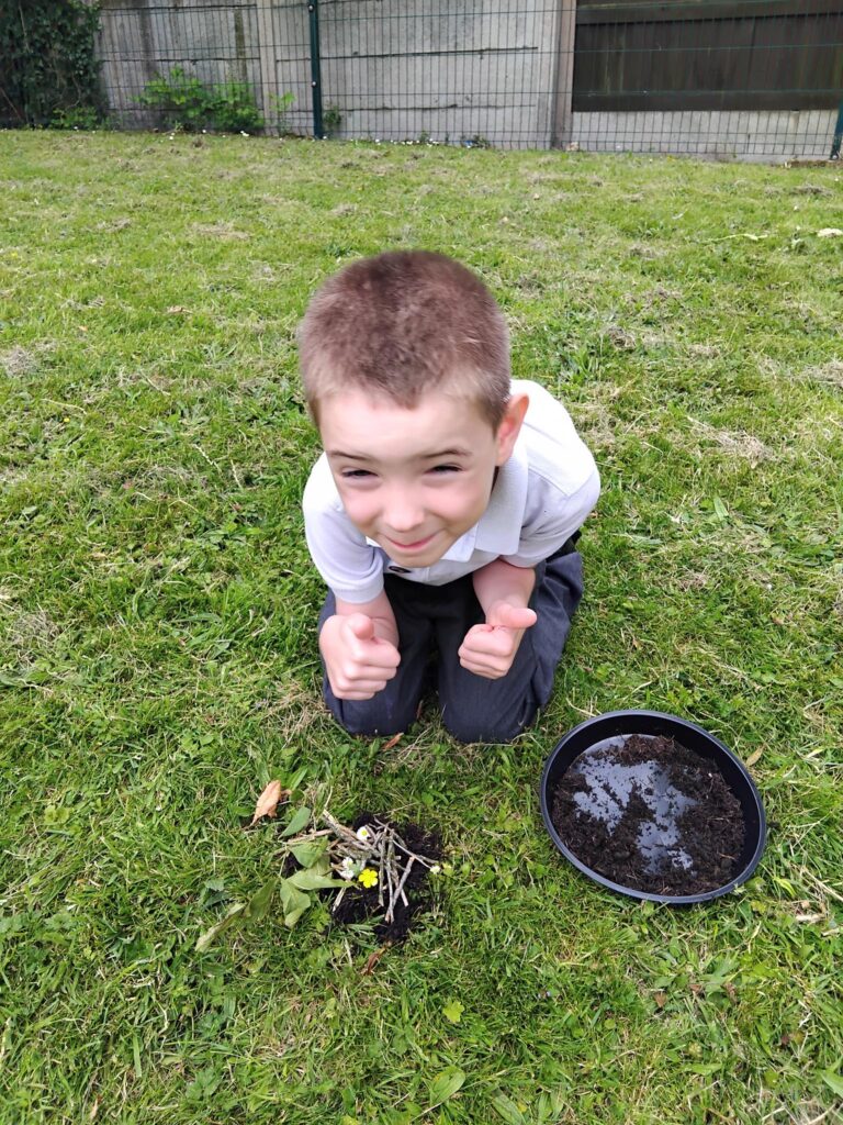 Creative science lessons at The Rowan School encourage Oak Class to build bug houses while exploring how different habitats support different minibeasts.