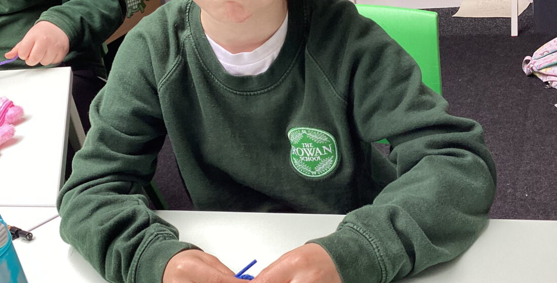 Maple Class develops practical life skills by learning to tie shoelaces, improving hand-eye coordination, perseverance and independence at The Rowan School.