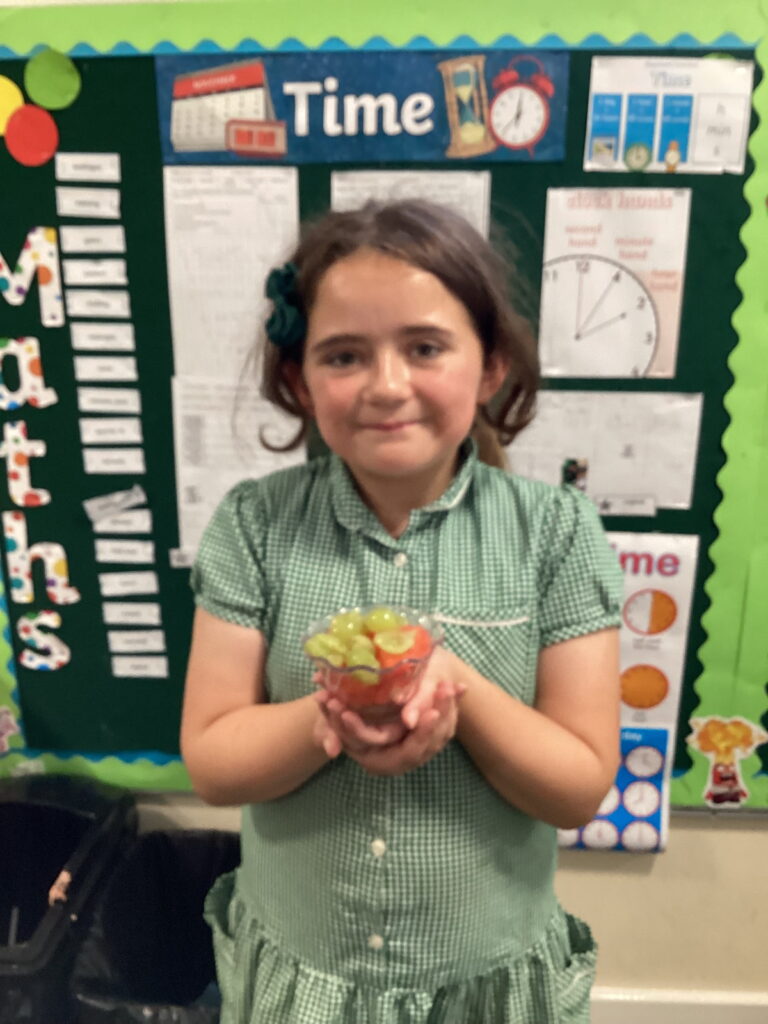 Healthy eating and practical life skills come together as Elm Class creates colourful fruit salads during a fun Junior Duke activity at The Rowan School.